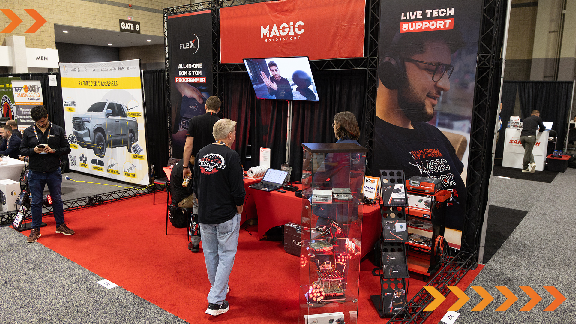 HPX show floor designed for focus and flow